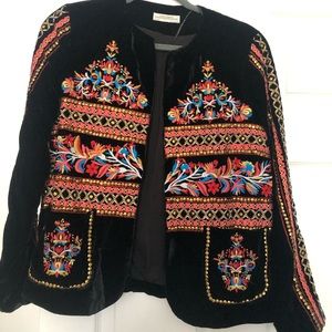Zara limited edition Embroidered Jacket